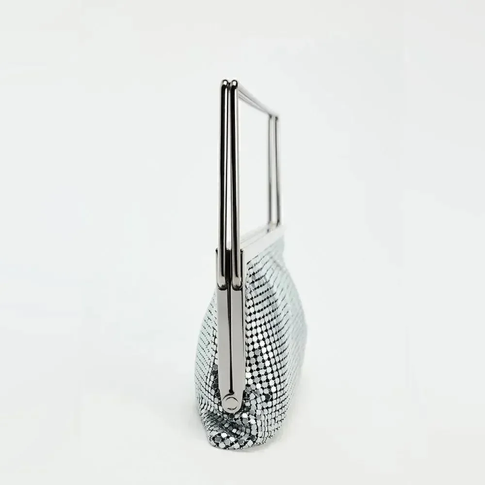 ZARA METAL MESH CROSSBODY BAG - Picture 5 of 6